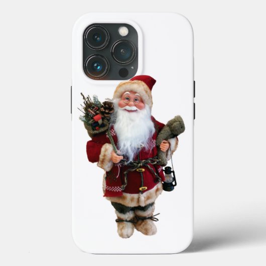 Coques Case-Mate iPhone Christmas ornament Santa Claus doll (Verso)