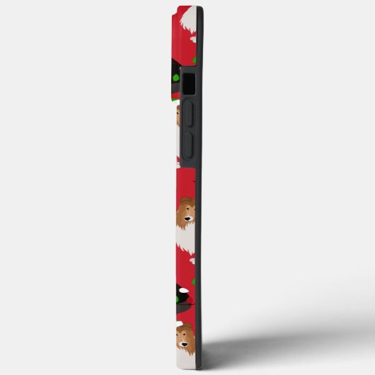 Coques Case-Mate iPhone Christmas Rough Collie (Verso / Gauche)