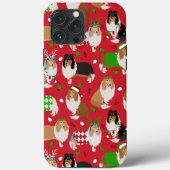 Coques Case-Mate iPhone Christmas Rough Collie (Verso)