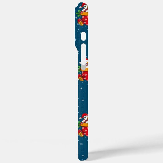 Coques Case-Mate iPhone Christmas Snowman Whimsical Pattern (Verso / Gauche)