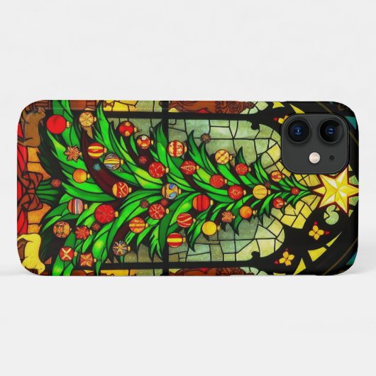 Coques Case-Mate iPhone christmas tree design on (Dos (Horizontal))