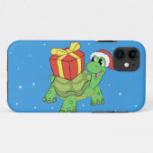 Coques Case-Mate iPhone Christmas turtle with the venin (Dos (Horizontal))