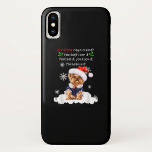 Case-Mate iPhone Case Christmas Yorkshire Terrier Funny Yorkie Puppy