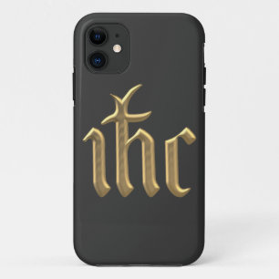 Etui iPhone Case-Mate Christogramme IHC "3-D" doré
