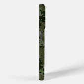 Coques Case-Mate iPhone Chrome Comme Caduceus Symbole sur Camouflage Vert (Verso / Droite)