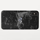 Coques Case-Mate iPhone Chrome comme le symbole du zodiaque Bélier sur Hev (Dos (Horizontal))