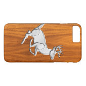 Coques Case-Mate iPhone Chrome comme les cerfs communs courants sur la (Dos (Horizontal))