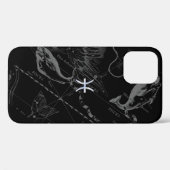 Coques Case-Mate iPhone Chrome comme Pisces Zodiac Connexion Hevelius (Verso (horizontal))