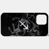 Coques Case-Mate iPhone Chrome Comme Sagittarius Connexion Hevelius Noir (Verso (horizontal))