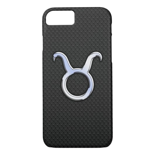 Coques Case-Mate iPhone Chrome Comme Taurus Zodiac Sign Applique (Dos)