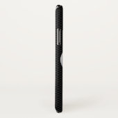 Coques Case-Mate iPhone Chrome Dragon Crest noir Carbone Fibres Impression (Dos/Droite)