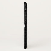 Coques Case-Mate iPhone Chrome Dragon Crest noir Carbone Fibres Impression (Dos/Gauche)