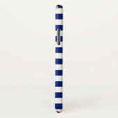 Coques Case-Mate iPhone Chrome marlin Swordfish sur Nautical Stripes (Dos/Droite)