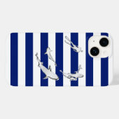 Coques Case-Mate iPhone Chrome Plongeur avec requins Imprimer sur les rayu (Verso (horizontal))