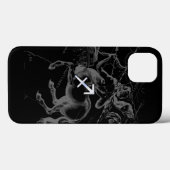 Coques Case-Mate iPhone Chrome Sagittarius Zodiac Sign Hevelius circa 1690 (Verso (horizontal))