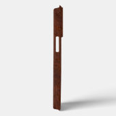 Coques Case-Mate iPhone Chrome Star sur Wet Mahogany Imprimer (Verso / Droite)