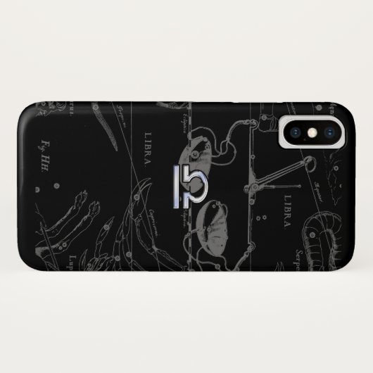 Coques Case-Mate iPhone Chrome Style Libra Zodiac Connexion Hevelius (Dos (Horizontal))