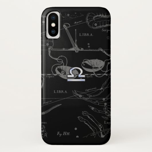 Coques Case-Mate iPhone Chrome Style Libra Zodiac Connexion Hevelius (Dos)