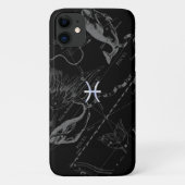 Coques Case-Mate iPhone Chrome Style Pisces Zodiac Connexion Hevelius (Dos)