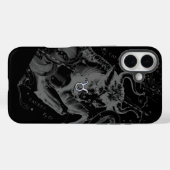 Coques Case-Mate iPhone Chrome Taureau Signe du Zodiaque dans le style Hev (Verso (horizontal))