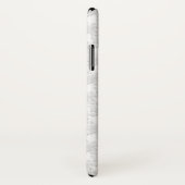 Coques Case-Mate iPhone Chrome White Ribbon Sensibilisation sur Houndstoot (Dos/Droite)