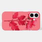 Coques Case-Mate iPhone Chrysanthème rose (Verso (horizontal))