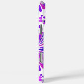 Coques Case-Mate iPhone Chrysanthème rose et pourpre (Verso / Droite)