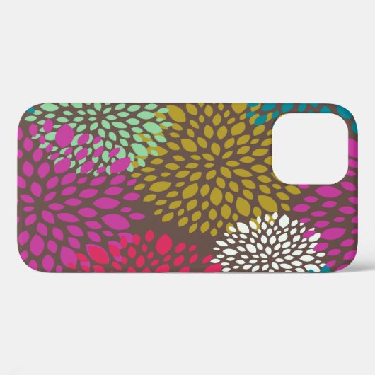 Coques Case-Mate iPhone Chrysanthème Splash (Verso (horizontal))