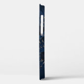 Coques Case-Mate iPhone Chrysanthèmes dessinés à la main, motif floral élé (Verso / Gauche)