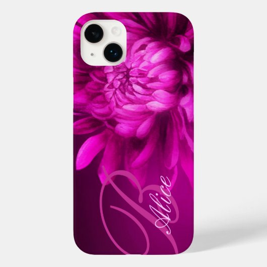 Coques Case-Mate iPhone Chrysanthemum mauve (Verso)