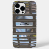 Coques Case-Mate iPhone Chrysleen Monogramme moderne (Verso)