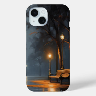 Coque Pour iPhone 15 Chuchotements dans la pluie – Peinture à l'huile é