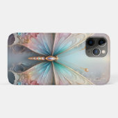 Coques Case-Mate iPhone Chuchotements de couleur : Papillon fractal pastel (Dos (Horizontal))