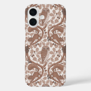 Coques iPhone 16 Chuchotements sylvestres/Hiboux et écureuils dans