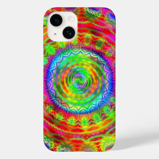 Coques Case-Mate iPhone Cible Tiedye (Verso)