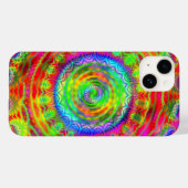 Coques Case-Mate iPhone Cible Tiedye (Verso (horizontal))