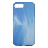 Coques Case-Mate iPhone Ciel bleu avec nuages blancs Abstrait Nature Photo (Dos)