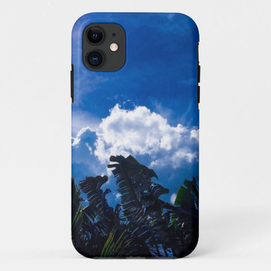 Coques Case-Mate iPhone Ciel bleu clair avec des nuages (Dos)