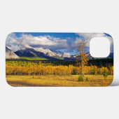Coques Case-Mate iPhone Ciel bleu et nuages au-dessus d'un pré (Verso (horizontal))