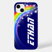 Coques Case-Mate iPhone Ciel bleu marine arc-en-ciel (Verso)