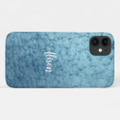 Coques Case-Mate iPhone Ciel bleu nuageux personnalisé (Dos (Horizontal))