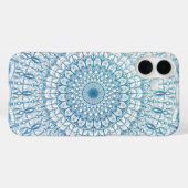 Coques Case-Mate iPhone Ciel bohème et bleu turquoise design fractal (Verso (horizontal))
