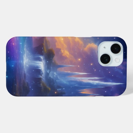 Coques Case-Mate iPhone Ciel céleste (Verso (horizontal))