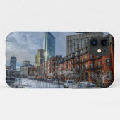 Coques Case-Mate iPhone Ciel de Boston (Dos (Horizontal))