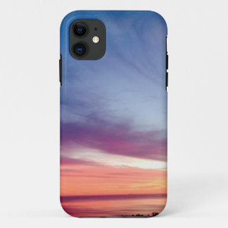 Coque iPhone 11 Ciel de coucher du soleil je téléphone le cas 5/5s