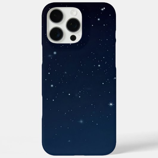 Coques Case-Mate iPhone Ciel de nuit bleu (Verso)