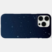Coques Case-Mate iPhone Ciel de nuit bleu (Verso (horizontal))
