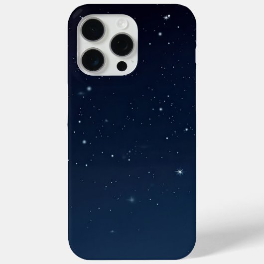 Coques Case-Mate iPhone Ciel de nuit bleu (Verso)