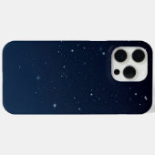 Coques Case-Mate iPhone Ciel de nuit bleu (Verso (horizontal))