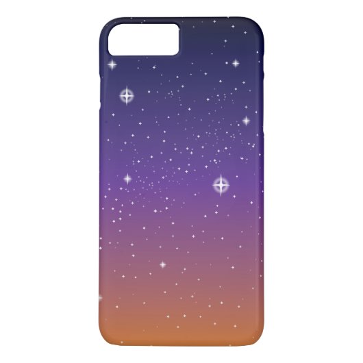 Coques Case-Mate iPhone Ciel d'étoile violet et or (Dos)